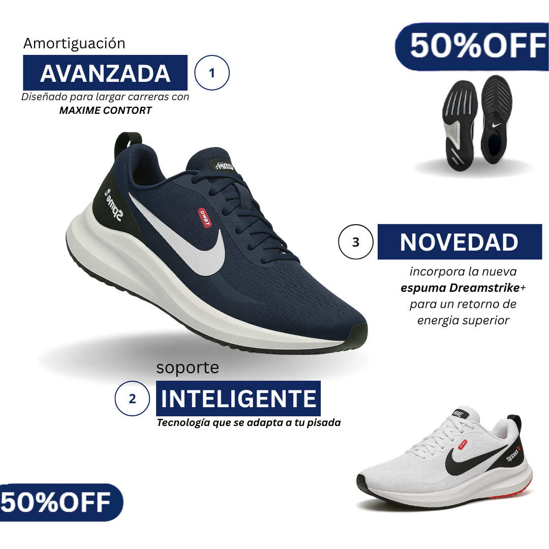 TENIS RUNNER SPEED MAX UNISEX: HIGH QUALITY