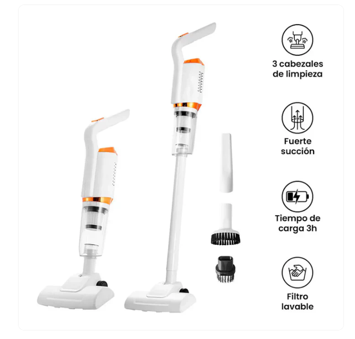 ASPIRADORA VERTICAL INALÁMBRICA 3 EN 1
