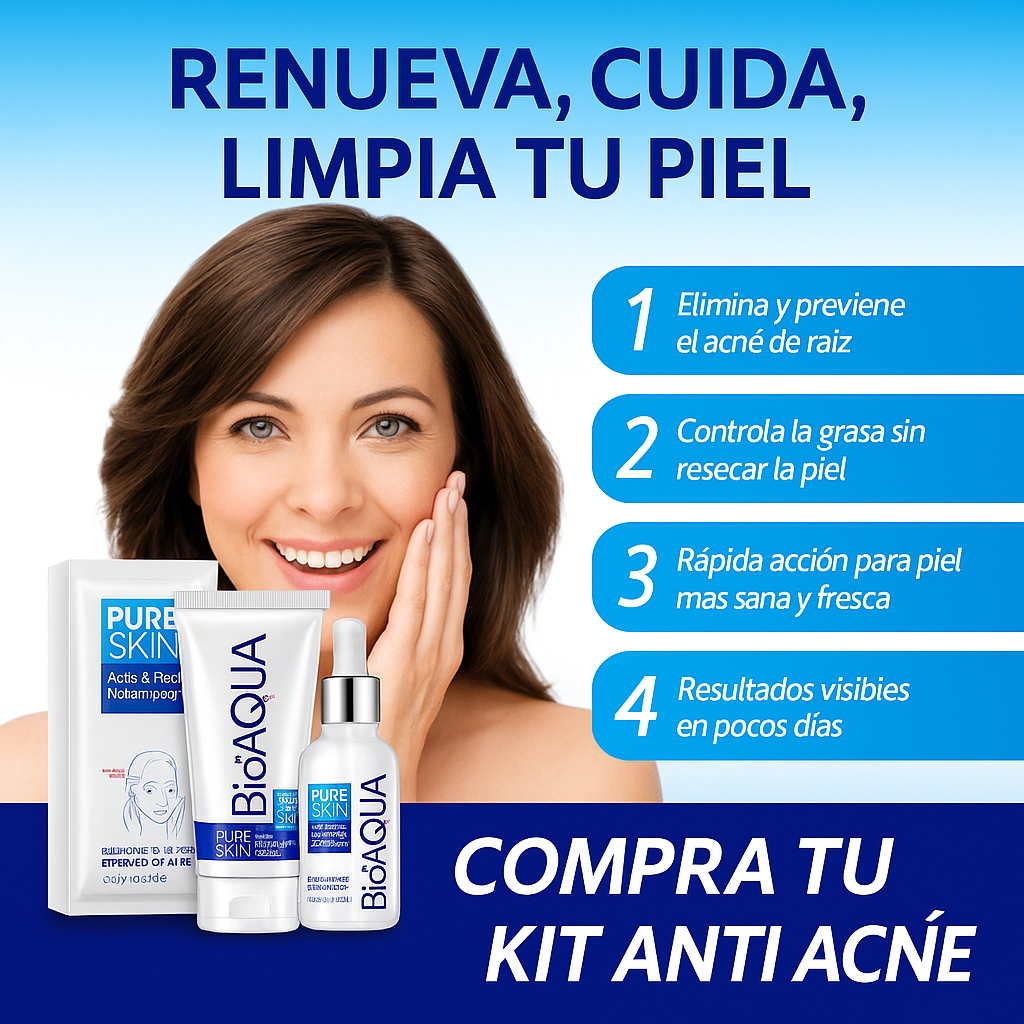 KIT ANTI ACNÉ BIOA+CAJA